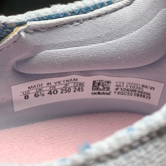 Adidas Ultraboost‎ 21 Grey Pink Running Shoes FY0395 Women’s Sz 8 EU40 - Picture 10 of 10